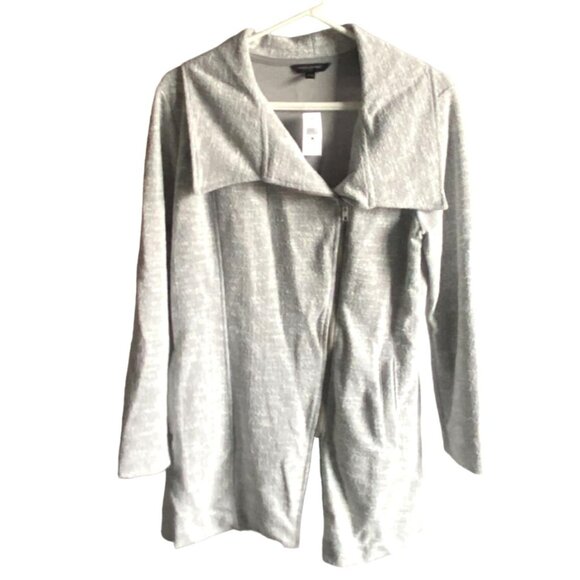 Banana Republic Light Weight Sweatshirt Style Jacket-Gray-Size M-NWT - Picture 2 of 8